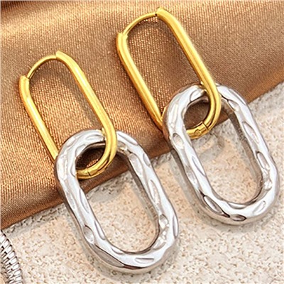 Серьги с замком кольцо арт. 13 5044 (id 289987)