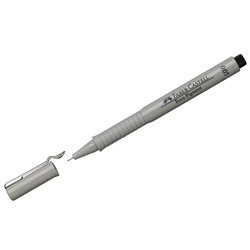 Ручка капиллярная Faber-Castell "Ecco Pigment" черная, 0,05мм