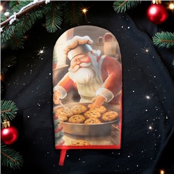 Варежка-прихватка новогодняя Этель Сookies 15х28см,саржа, 100% хл, ватин 250г/м2