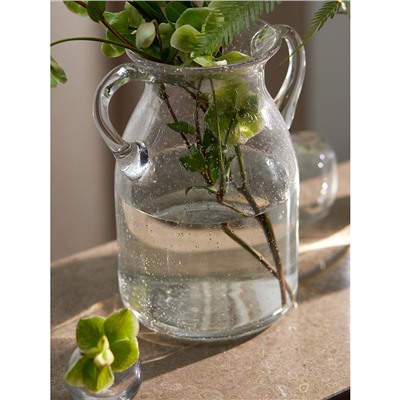 Ваза для цветов Flowi, 25 см, прозрачная