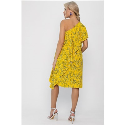 Платье Шардоне (ярко-желтое) П13771-36М