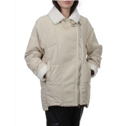 S24-263 BEIGE Куртка демисезонная женская (100 гр. холлофайбер)