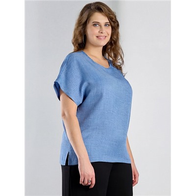 Женская блузка "Женский каприз-3" / синий