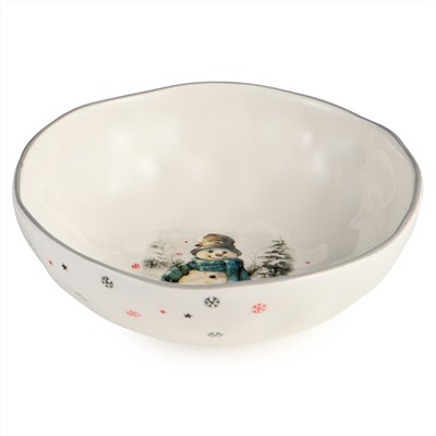 САЛАТНИК AGNESS "С НОВЫМ ГОДОМ!" 17*5,7 СМ (КОР=24ШТ.)