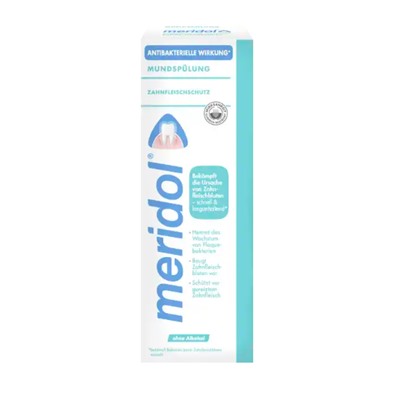 meridol Zahnpasta Doppelpack + Mundspülung 400ml, Меридол НАБОР Зубная паста против воспаления дёсен 2шт х 75мл + Жидкость для полоскания рта 400мл