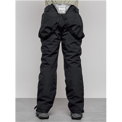 Полукомбинезон утепленный мужской зимний горнолыжный темно-синего цвета 7503TS