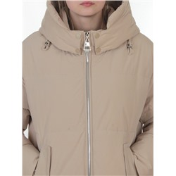 2387 BEIGE Куртка зимняя женская (150 гр. холлофайбер)
