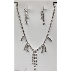 Комплект украшений Jewelry 049, серебро