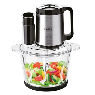 Измельчитель Kelli KL-5220 Чоппер 5в1 1500Вт чаша стекло 2,8л 3 скорости (6)