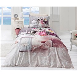 1 сп. Комплект Постельного Белья Сатин First Choice 3D Saten Cotton Collection