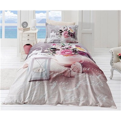 1 сп. Комплект Постельного Белья Сатин First Choice 3D Saten Cotton Collection