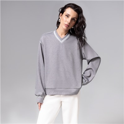 Свитшот со швами наружу, Успех в руках (серый)