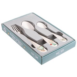 НАБОР ДЕТСКИХ СТОЛОВЫХ ПРИБОРОВ LEFARD "МОЙ ЗАЙЧИК" 3 ПР.