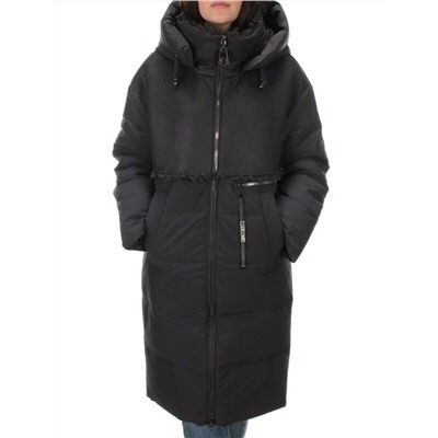 C1041 DK.GRAY Пальто зимнее женское (200 гр .холлофайбер)