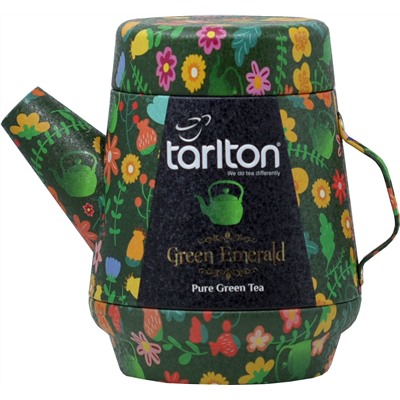 TARLTON. Teapot Green Emereald 100 гр. жест.банка