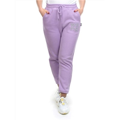 06 LILAC Брюки спортивные женские на флисе (100% хлопок) 7986