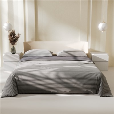 Постельное бельё Этель евро Stripes 200х215 см,225х240 см,50х70± 3 см - 2 шт, новосатин