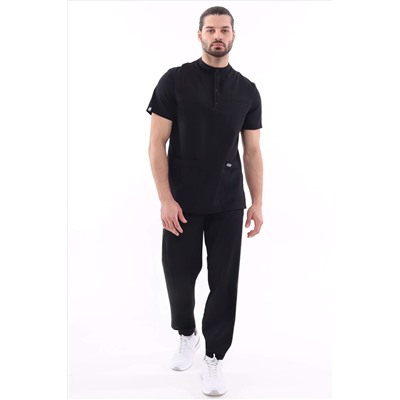 Брюки медицинские мужские 1-50-15-0 / Curly 65 Rich black