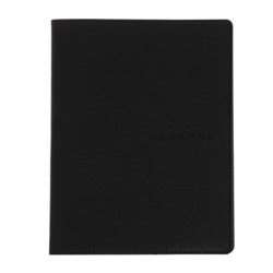 Дневник школьный для 1-11 классов Black, мягкая обложка, искусственная кожа, термо тиснение, ляссе, 80 г/м²