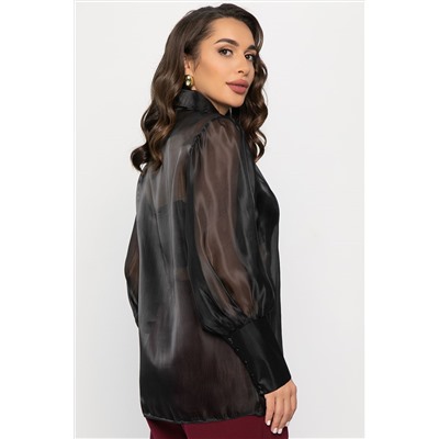 Блуза Вернисаж (черная) Б14320-33М