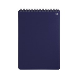 Блокнот А4 80л. на гребне BG "Base", пластиковая обложка, синий