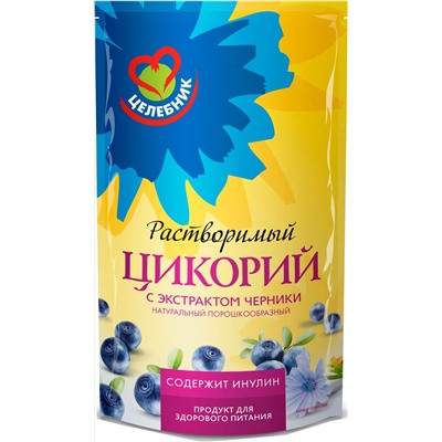 Целебник. Цикорий Черника 85 гр. мягкая упаковка