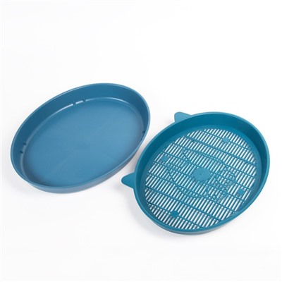 Туалет с сеткой «Киса», 37×27×4 см, синий