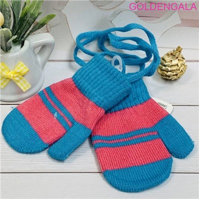 Детские варежки утепленные длина 11 см Арт 2 модель 6