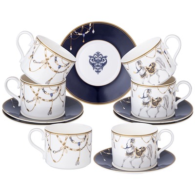 ЧАЙНЫЙ НАБОР LEFARD "HORSE CLUB" НА 6 ПЕР. 12 ПР. 300 МЛ (КОР=8НАБ.)