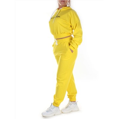 Y294 YELLOW Спортивный костюм женский (100% хлопок)