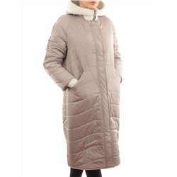 2660 BEIGE Пальто двухстороннее женское еврозима (100 гр. холлофайбер)