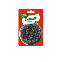 МЖ Скребок нержавеющий металлический большой 1шт