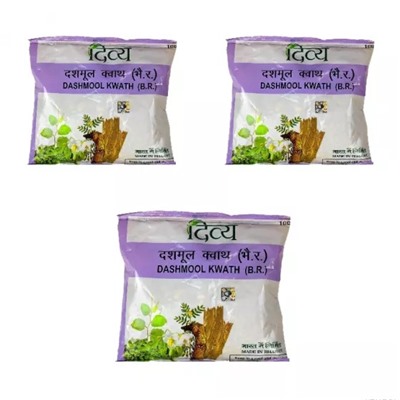 Набор Дашамул Кватх (3 х 100 г), Dashmool Kwath Set, произв. Patanjali