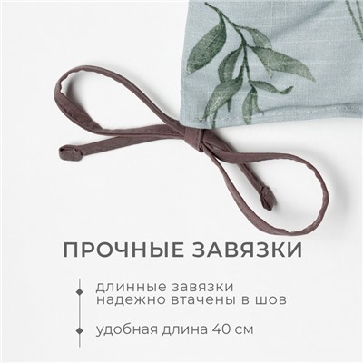 Подушка на стул Этель Yellow poppies 42х42 см, 100% хл, репс 210 г/м2