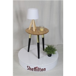 Столик кофейный SHT-CT17
                        дуб весенний / черное дерево / латунь