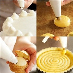 Кондитерские мешки KONFINETTA, 55 мкм, 41×21 см, 50 шт., прозрачные