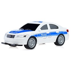 Машина "Эвакуатор" 1:16 (свет,звук) на батарейках, в коробке (синий)