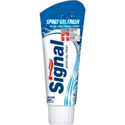 Signal Zahnpasta Sport Gel fresh Сигнал Зубная паста гель с насыщенным вкусом мяты , 75 мл