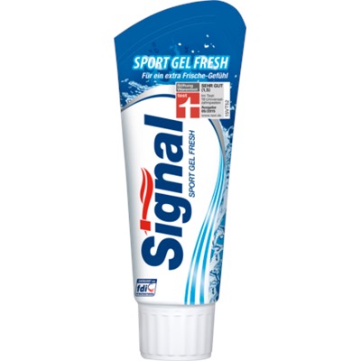 Signal Zahnpasta Sport Gel fresh Сигнал Зубная паста гель с насыщенным вкусом мяты , 75 мл