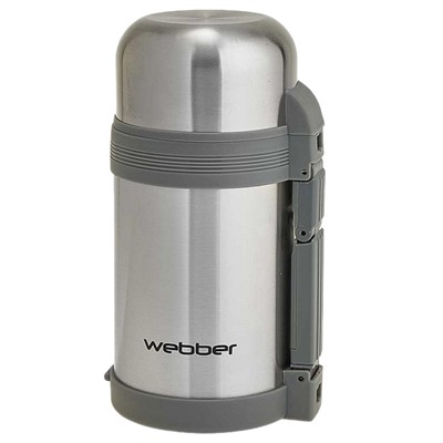 Термос WEBBER ВЕ-18010Т универсальный 1000мл Серый (12) оптом