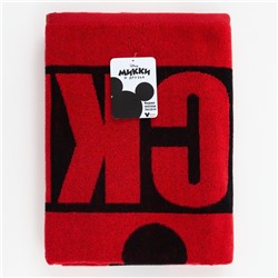Полотенце махровое Mickey «Микки Маус», красный, 70×130 см, 100% хлопок, 420 г/м²