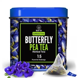 Чай из Клитории (15 пак, 1,65 г), Butterfly Pea Herbal Tea, произв. Blue Tea