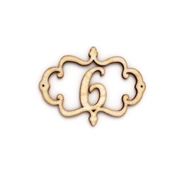 Номер на дверь 6