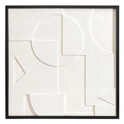 Панно декоративное с эффектом 3D Minimalism, с черной рамой, 60х60 см