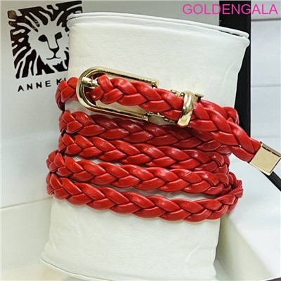 Ремень женский косичка 1х105 см Р14 тип 6