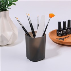 Подставка для хранения STANDART, 7×7×9 см, чёрная, матовая