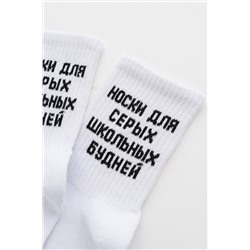 Носки детские Школьные будни (комплект 2 пары)