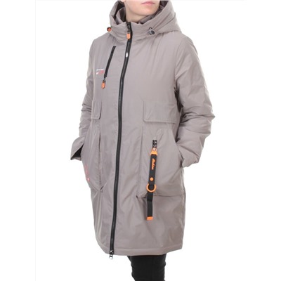 105-1 BEIGE Пальто демисезонное женское FAMILY (100 гр. синтепон)