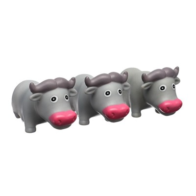 Набор игрушек для ванны «Коровка», мыльница, 3 игрушки