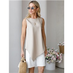 Удлиненный топ из плотного лиоцелла